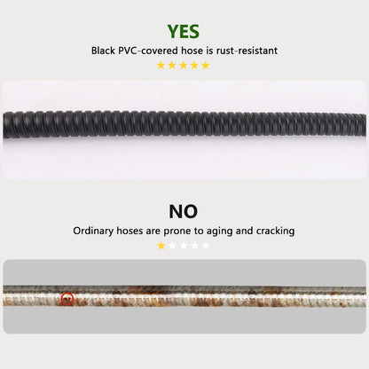 60 Inch PVC Shower Hose - Extra Long PVC Shower Head